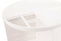 Hermia Organizador de Maquillaje 980302 Blanco 23 x 23 x 30.5 cm. Plástico Libre de BPA. Apto Lavavajillas.